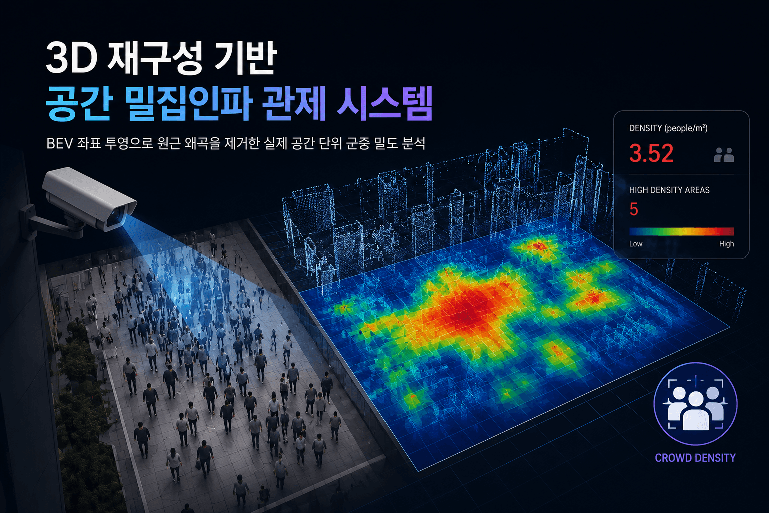 3D Reconstruction 기반 공간 밀집인파 관제 시스템